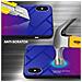 Cadorabo Custodia Compatibile Con Apple Iphone Xs Max In Viola - Rosso - Coperchio Protettivo Bicolore In Vetro Temperato E Silicone Tpu - Foto miniatura 3
