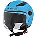 Casco Scooter Moto Bambino Ragazzo Protettivo Certificato Ece2205 Azzurro Xl - Foto miniatura 2