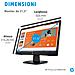 Monitor Hp P22va G4 22 Led Fhd Nero - Foto miniatura 8