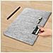 Pochette Tablet / Pc 13 Pollici In Feltro Interno Soft Touch Grigia - Foto miniatura 3