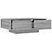 Tavolino Da Salotto Grigio Sonoma 90x60x31 Cm Legno Multistrato - Foto miniatura 3