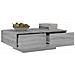Tavolino Da Salotto Grigio Sonoma 90x60x31 Cm Legno Multistrato - Foto miniatura 7