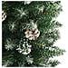 Albero Di Natale Artificiale Sottile Con Base 180 Cm Pvc - Foto miniatura 5