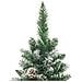Albero Di Natale Artificiale Sottile Con Base 180 Cm Pvc - Foto miniatura 7
