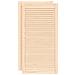 Ante con Design a Lamelle 2 pz 99,3x49,4 cm in Legno di Pino - Foto miniatura 1