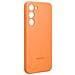 Cover Galaxy S23 Plus Soft-touch Originale Silicone Case Orange - Foto miniatura 4