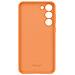 Cover Galaxy S23 Plus Soft-touch Originale Silicone Case Orange - Foto miniatura 1
