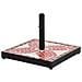 Base per Ombrellone Terracotta e Bianco Quadrata 12 kg - Foto miniatura 1