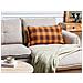 Cuscino Decorativo Barja 40 X 70 Cm Trama Gingham Arancione - Foto miniatura 1