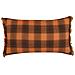 Cuscino Decorativo Barja 40 X 70 Cm Trama Gingham Arancione - Foto miniatura 4