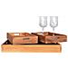 Vassoio Faro - Marrone - Legno - 26-39x18-29x5 Cm - Foto miniatura 4