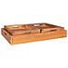 Vassoio Faro - Marrone - Legno - 26-39x18-29x5 Cm - Foto miniatura 5