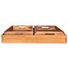 Vassoio Faro - Marrone - Legno - 26-39x18-29x5 Cm - Foto miniatura 6