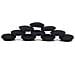 5 Paia Di Cuscinetti Auricolari Di Ricambio In Schiuma Morbida Per Cuffie, Dimensioni Multiple Black 48mm - Foto miniatura 1