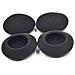 5 Paia Di Cuscinetti Auricolari Di Ricambio In Schiuma Morbida Per Cuffie, Dimensioni Multiple Black 48mm - Foto miniatura 4