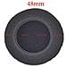 5 Paia Di Cuscinetti Auricolari Di Ricambio In Schiuma Morbida Per Cuffie, Dimensioni Multiple Black 48mm - Foto miniatura 5