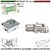 Kit Motore Under 24 Vdc Completo Di Cassa Interrata Autoportante Può Sostenere Anta Cancello Fino A 5 Q.li In Acciaio - Foto miniatura 1