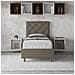 Letto Contenitore Imbottito 80x190 Similpelle Cappuccino Priya - Foto miniatura 3