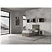 Letto Contenitore Imbottito 80x190 Similpelle Cappuccino Priya - Foto miniatura 5