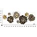 Decorazione In Metallo 3d Fiori 8 - Multicolore - Metallo - 149,2x8,9x61 Cm - Foto miniatura 6
