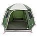 Tenda Familiare Igloo per 6 Persone Verde Impermeabile - Foto miniatura 4