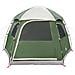 Tenda Familiare Igloo per 6 Persone Verde Impermeabile - Foto miniatura 5