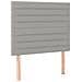 Giroletto a Molle con Materasso Grigio Chiaro 90x200 cm Tessuto - Foto miniatura 6