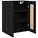 Mobile da parete  Nero Rovere 69,5x34x90 cm Legno ingegnerizzato - Foto miniatura 5