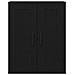 Mobile da parete  Nero Rovere 69,5x34x90 cm Legno ingegnerizzato - Foto miniatura 6