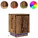 Comodini con Luci a LED 2 pz Legno Antico 38x34x50 cm - Foto miniatura 1