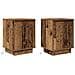 Comodini con Luci a LED 2 pz Legno Antico 38x34x50 cm - Foto miniatura 3