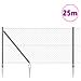 Recinzione in Rete Metallica con 13 Picchetti 1.2x25 m in Acciaio Zincato - Foto miniatura 3