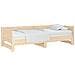 Lusso Casadino -  Dormeuse Estraibile In Legno Massello Di Pino 2x(90x190) Cm - Foto miniatura 2