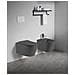 Sanitari Sospesi Wc E Bidet In Ceramica Copriwater Soft-close Ponente Grigio Opaco - Foto miniatura 1