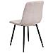 Set Di 4 Sedie Da Pranzo Tuscola Tessuto Beige - Foto miniatura 5