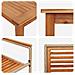 Set da Pranzo per Giardino 9 pcs Beige Poly Rattan - Foto miniatura 9