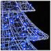 Albero di Natale con 100 LED Blu 120 cm Acrilico - Foto miniatura 6