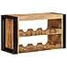 Portabottiglie 100 x 45 x 33 cm Legno di Mango Grezzo Massiccio - Foto miniatura 3