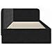 Cornice del letto ad angolo Nero 90 x 190 cm Velluto - Foto miniatura 6