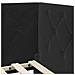 Cornice del letto ad angolo Nero 90 x 190 cm Velluto - Foto miniatura 8