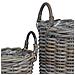 Cesto per Piante con archiviazione 2 pcs Grigio Rattan Kubu - Foto miniatura 7