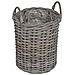 Cesto per Piante con archiviazione 2 pcs Grigio Rattan Kubu - Foto miniatura 9