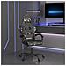 Sedia da Gaming Girevole Nero e Mimetico in Similpelle - Foto miniatura 2