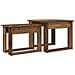 Set di Tavolini da Caffè 2 pcs Legno vecchio Legno multistrato - Foto miniatura 1