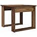Set di Tavolini da Caffè 2 pcs Legno vecchio Legno multistrato - Foto miniatura 6