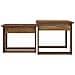 Set di Tavolini da Caffè 2 pcs Legno vecchio Legno multistrato - Foto miniatura 8
