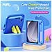 Cover per Galaxy Tab A9 - Blu, Antiurto, Con Soporte - Foto miniatura 2