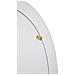 Mobiletto Venus 2 Ante In Mdf Bianco E Ferro Oro 60x32x133 Cm - Foto miniatura 6