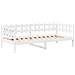 Dormeuse con Tetto 80x200 cm Bianco in Legno Massello di Pino - Foto miniatura 6