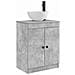 Mobile da bagno con lavabo Grigio Cemento 54 x 35 x 83 cm - Foto miniatura 1